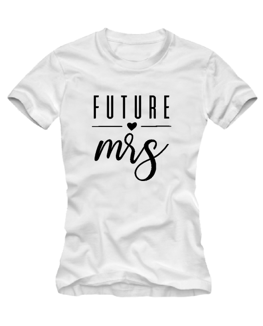 Marškinėliai mergvakariui future mrs